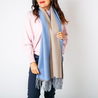 Eva Two-Tone Scarf