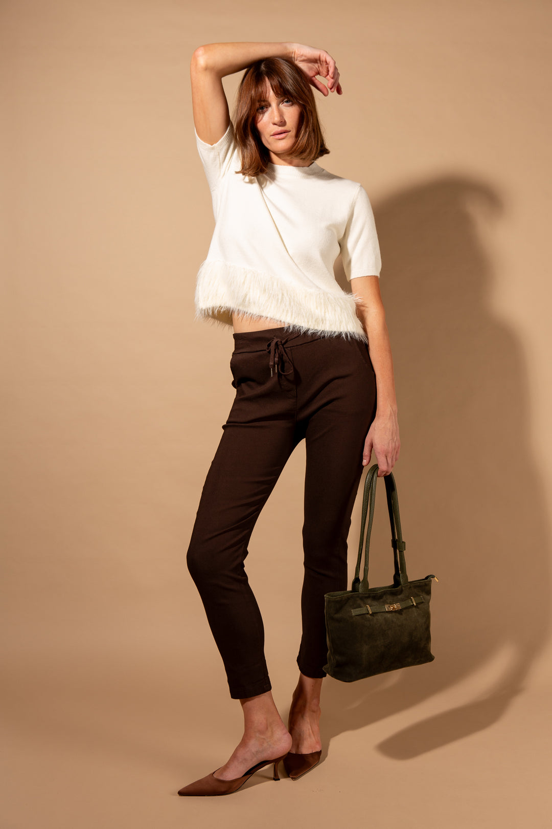 Slim Fit Stretch Trousers
