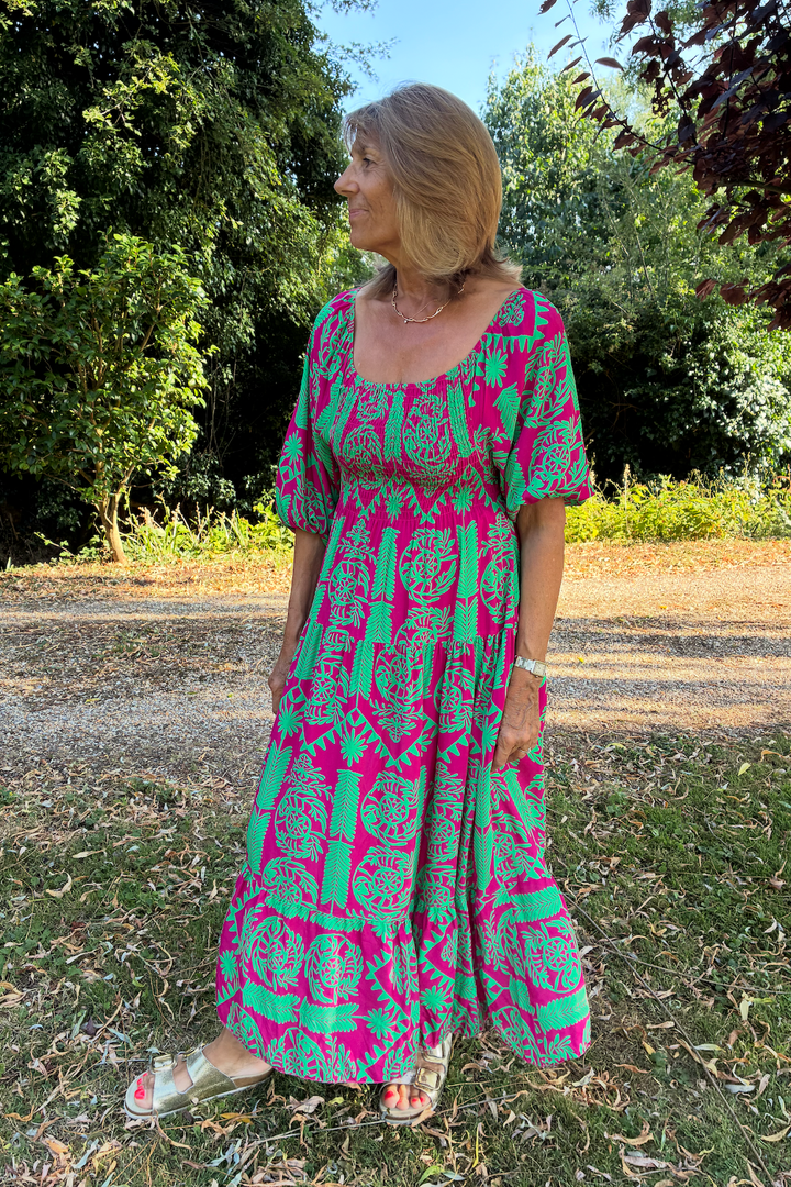 Fern Print Dress