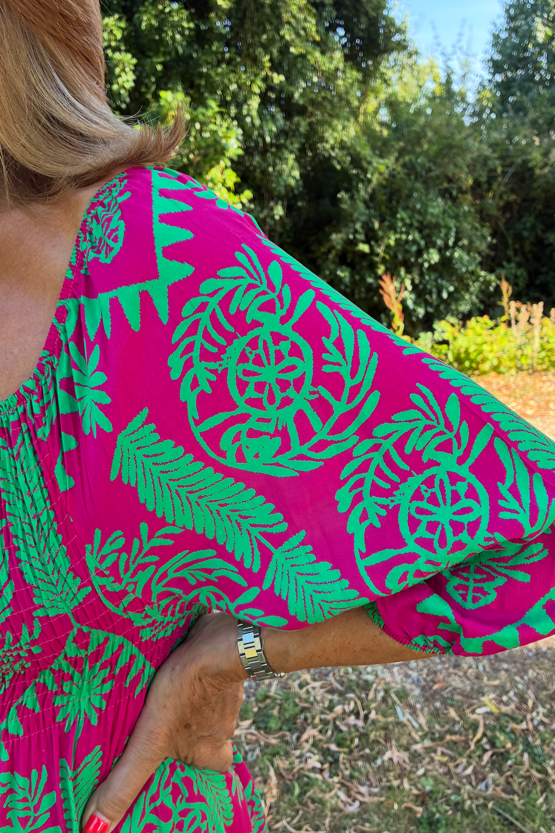 Fern Print Dress