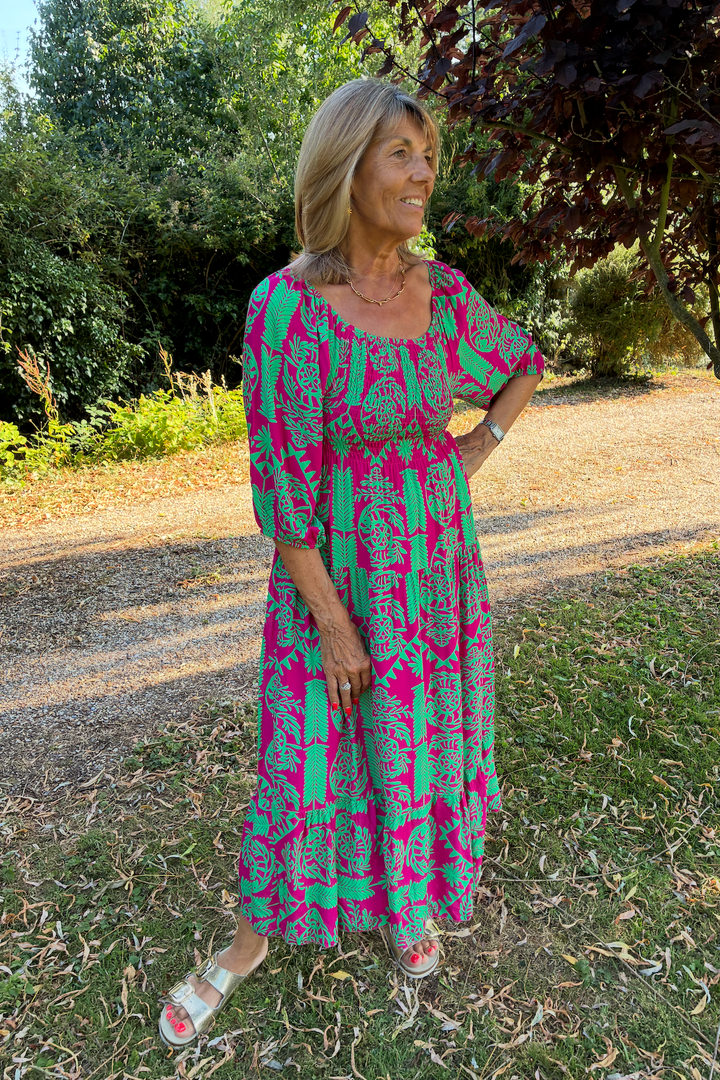 Fern Print Dress