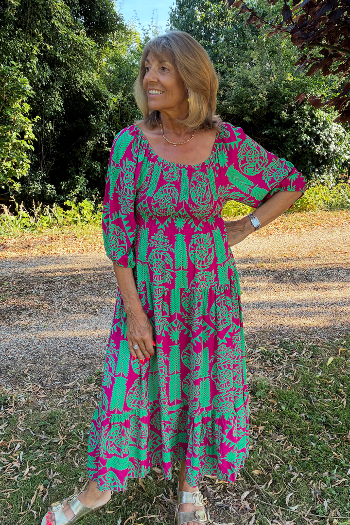 Fern Print Dress