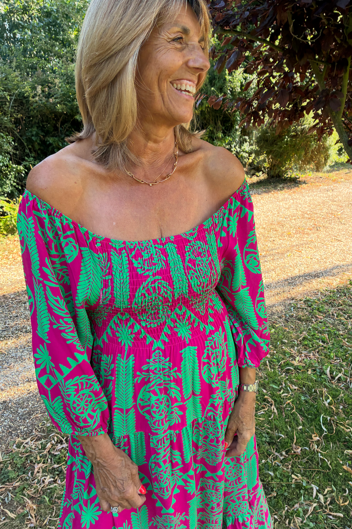 Fern Print Dress