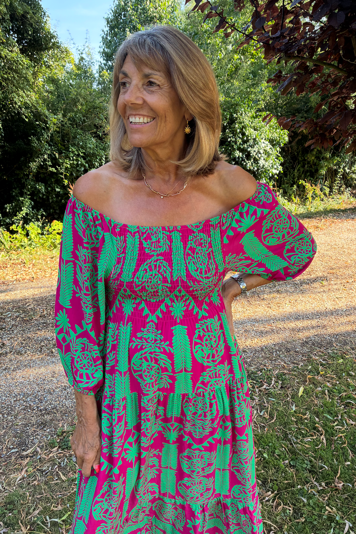 Fern Print Dress
