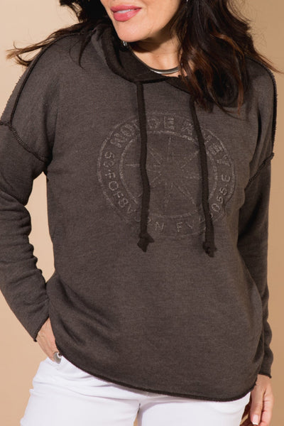 Embossed Hoodie