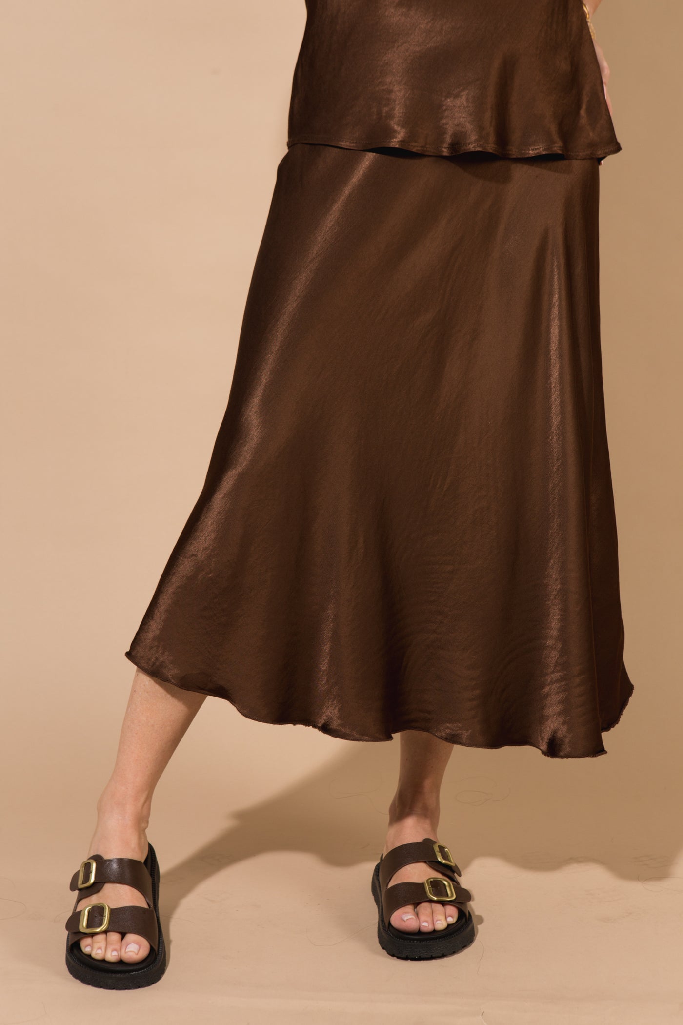 Satin Slip Skirt