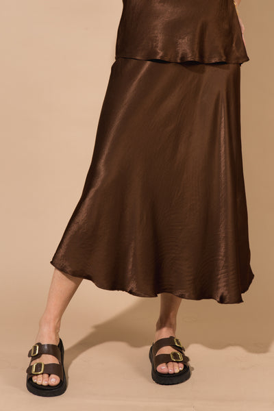 Satin Slip Skirt