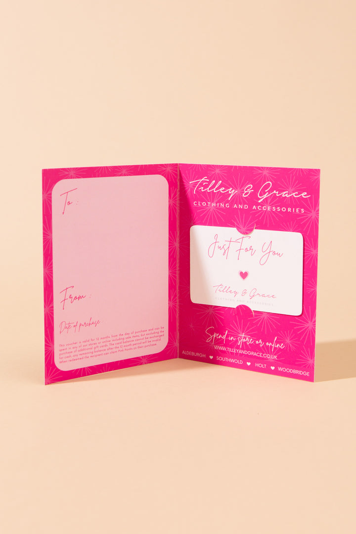 Tilley &amp; Grace Gift Card