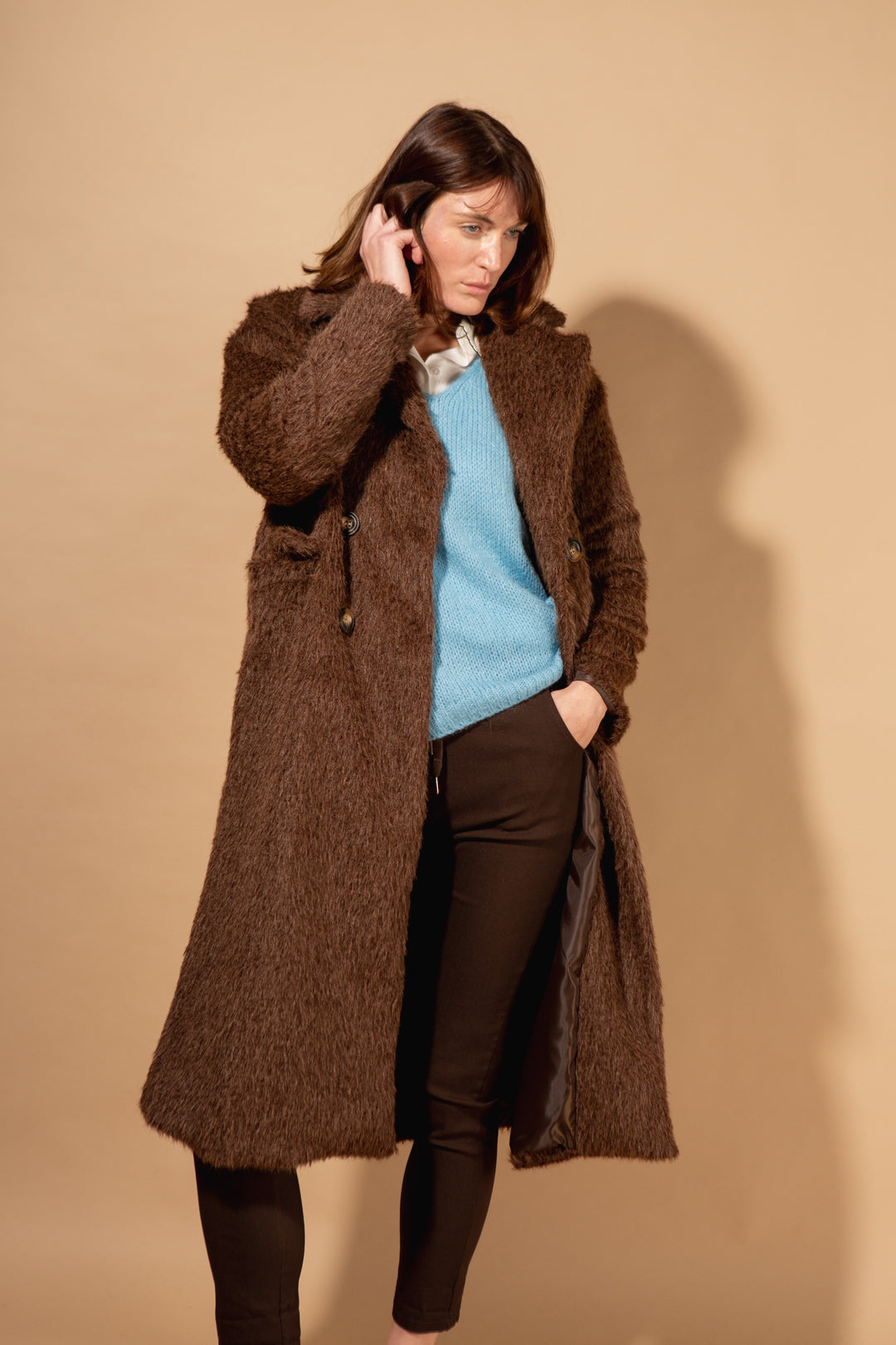 Gilly Faux Fur Coat