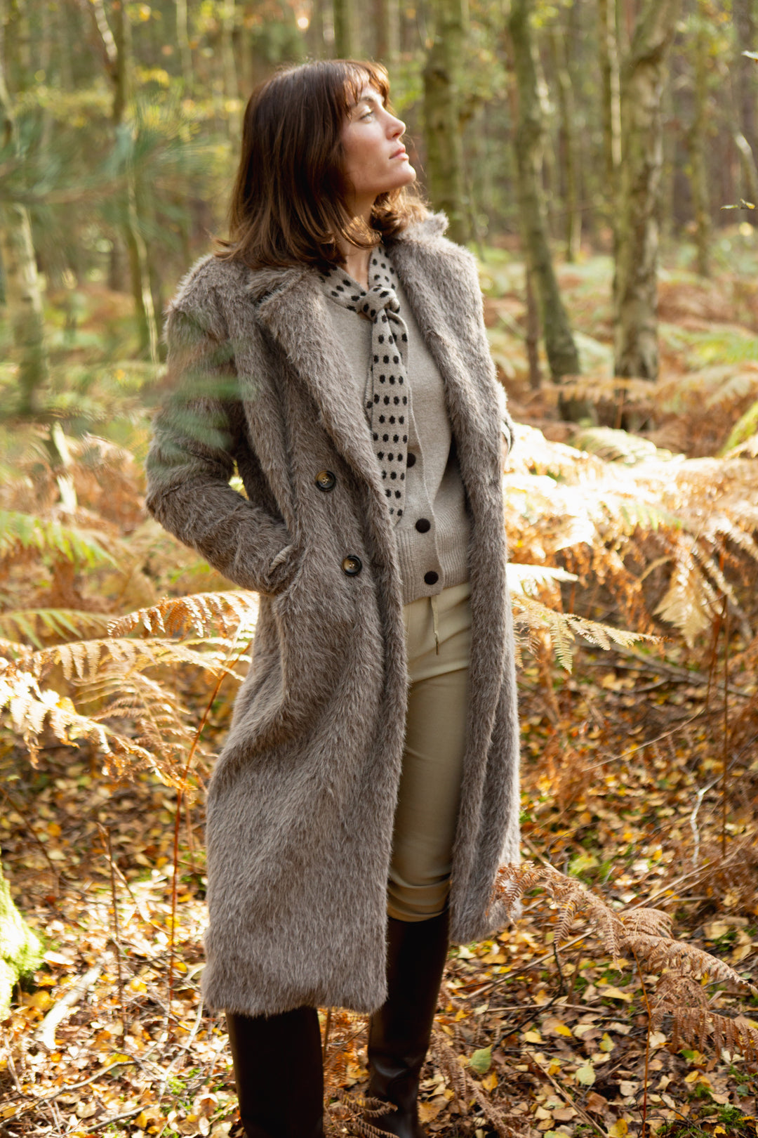 Gilly Faux Fur Coat