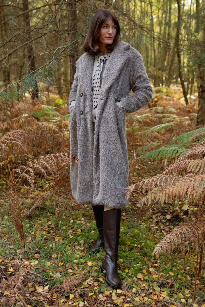 Gilly Faux Fur Coat