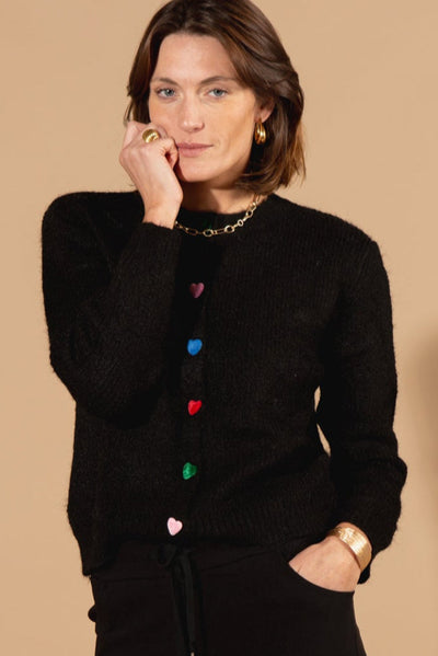 Heart Button Cardigan