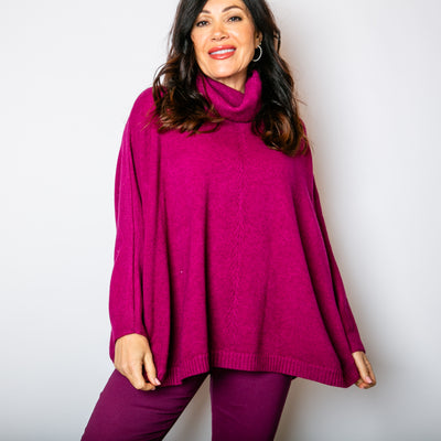 High Neck Relax Fit Jumper