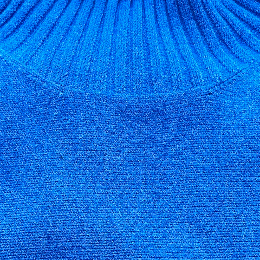 Ribbed High Neck Jumper