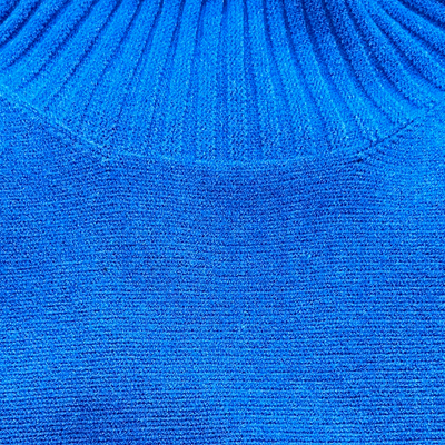 Ribbed High Neck Jumper