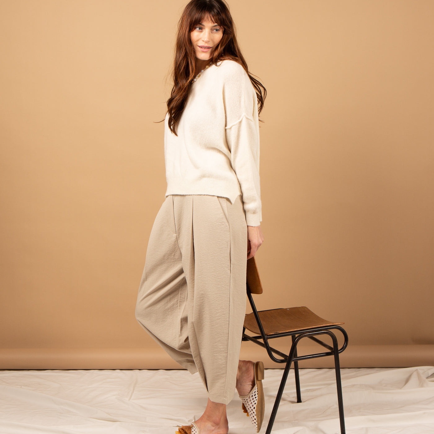 Pleat Front Trousers