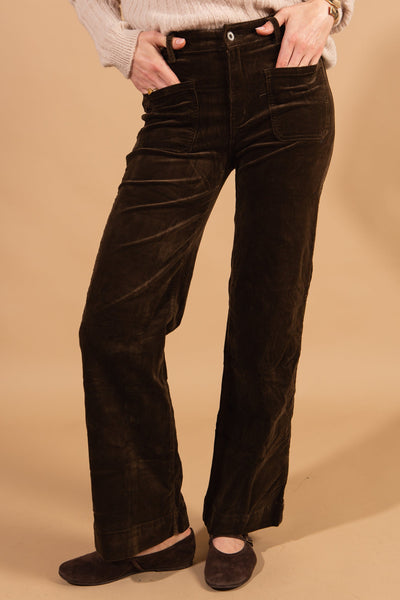 Corduroy Wide Leg Trousers