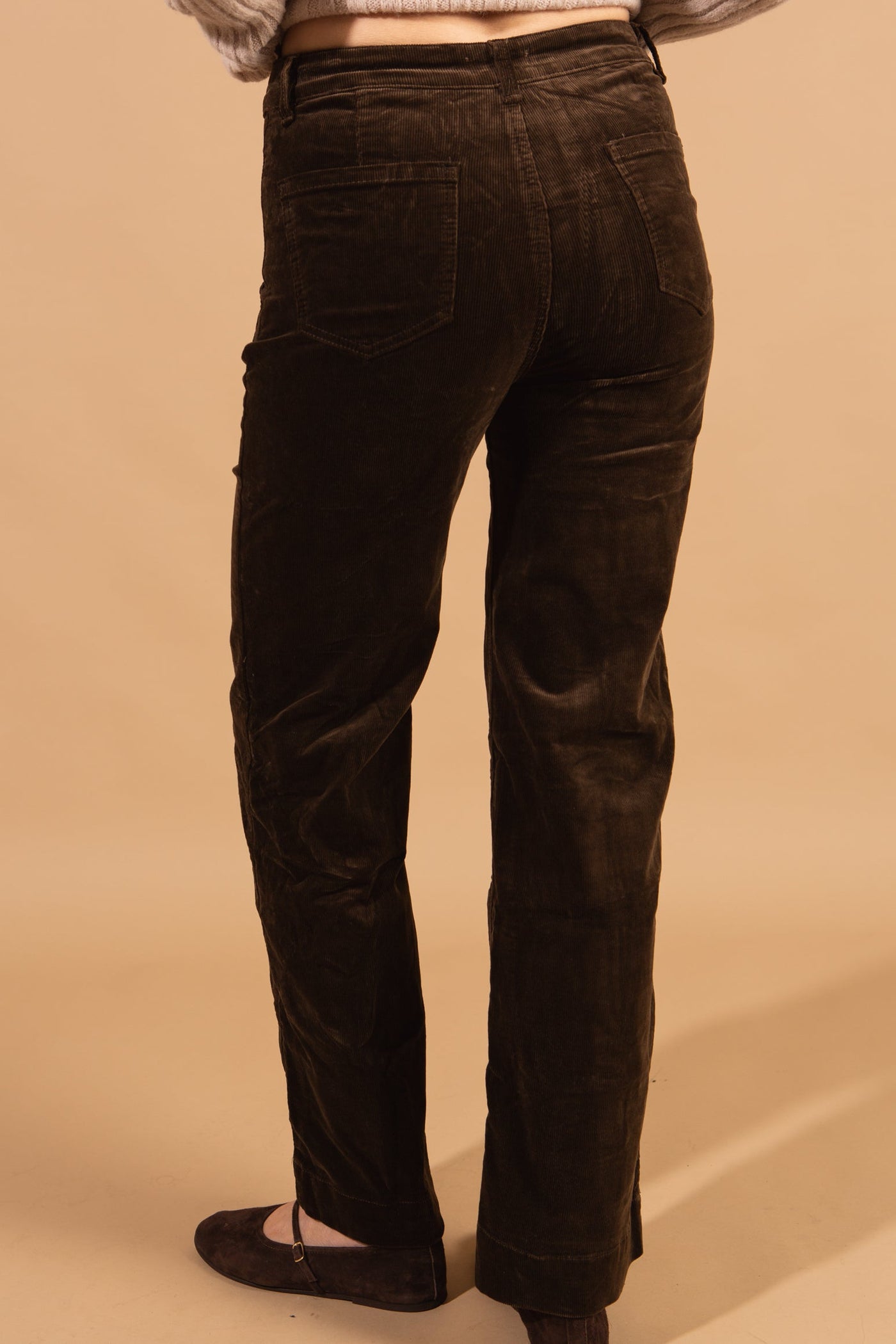 Corduroy Wide Leg Trousers