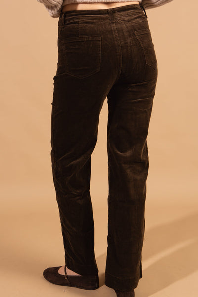 Corduroy Wide Leg Trousers