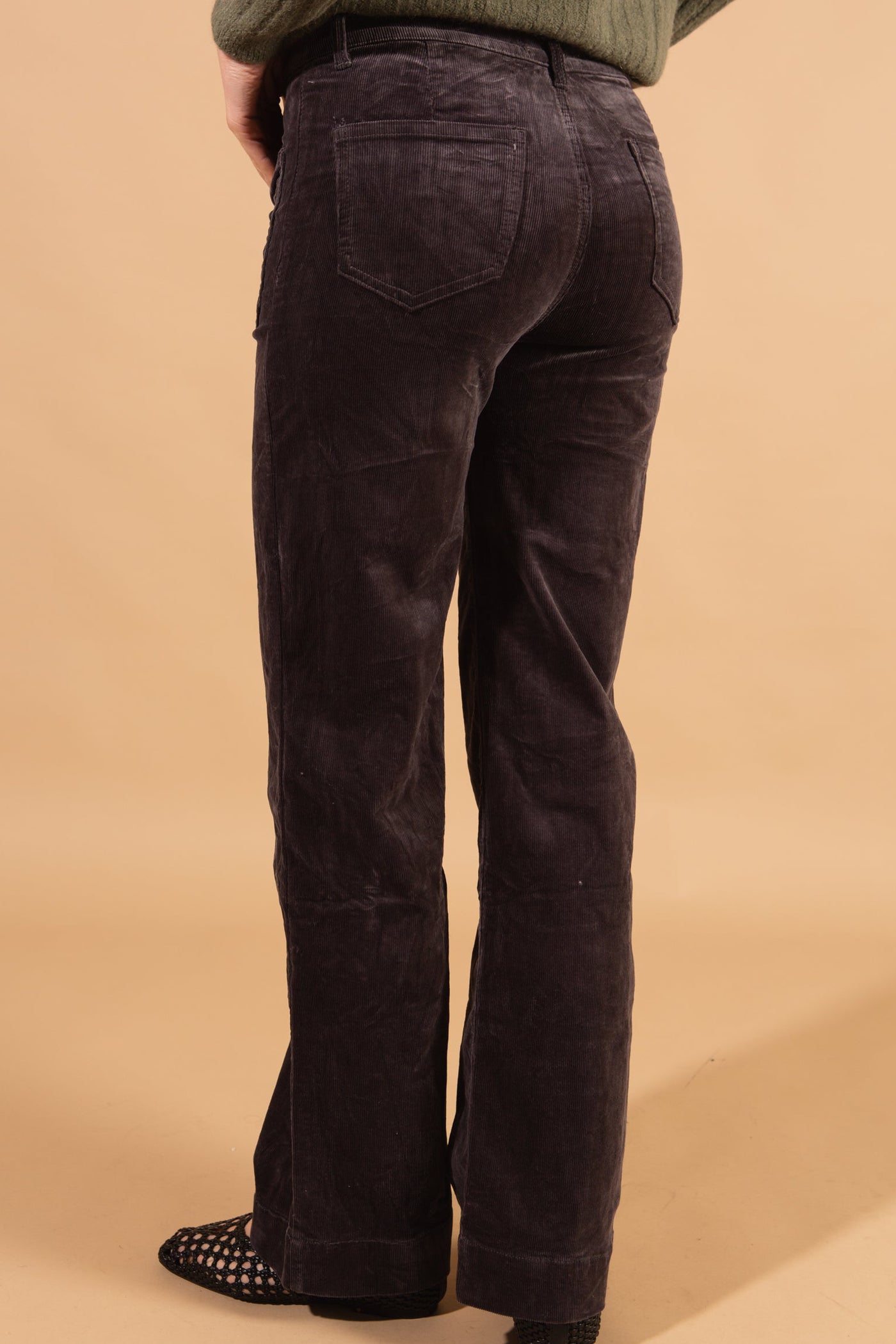 Corduroy Wide Leg Trousers