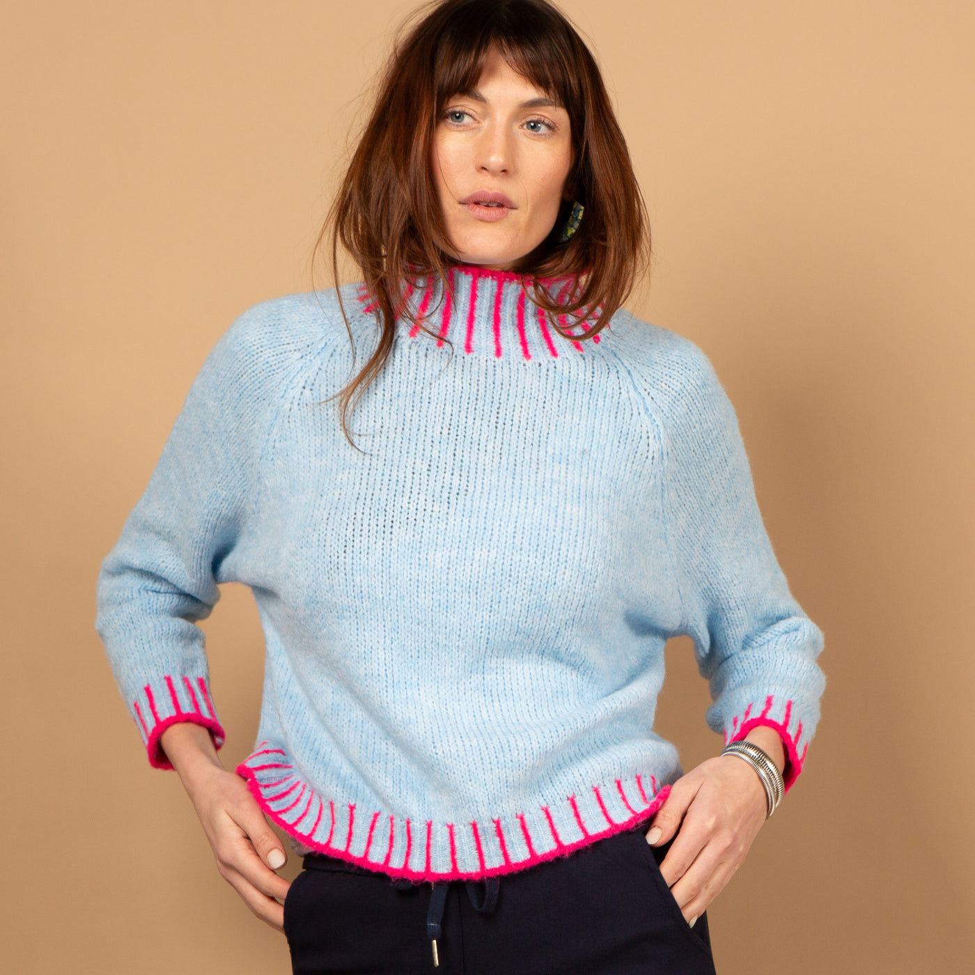 Bright Stitch Edge Jumper