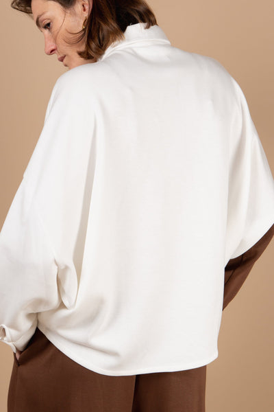 Silhouette Jewelled Oversized Shirt