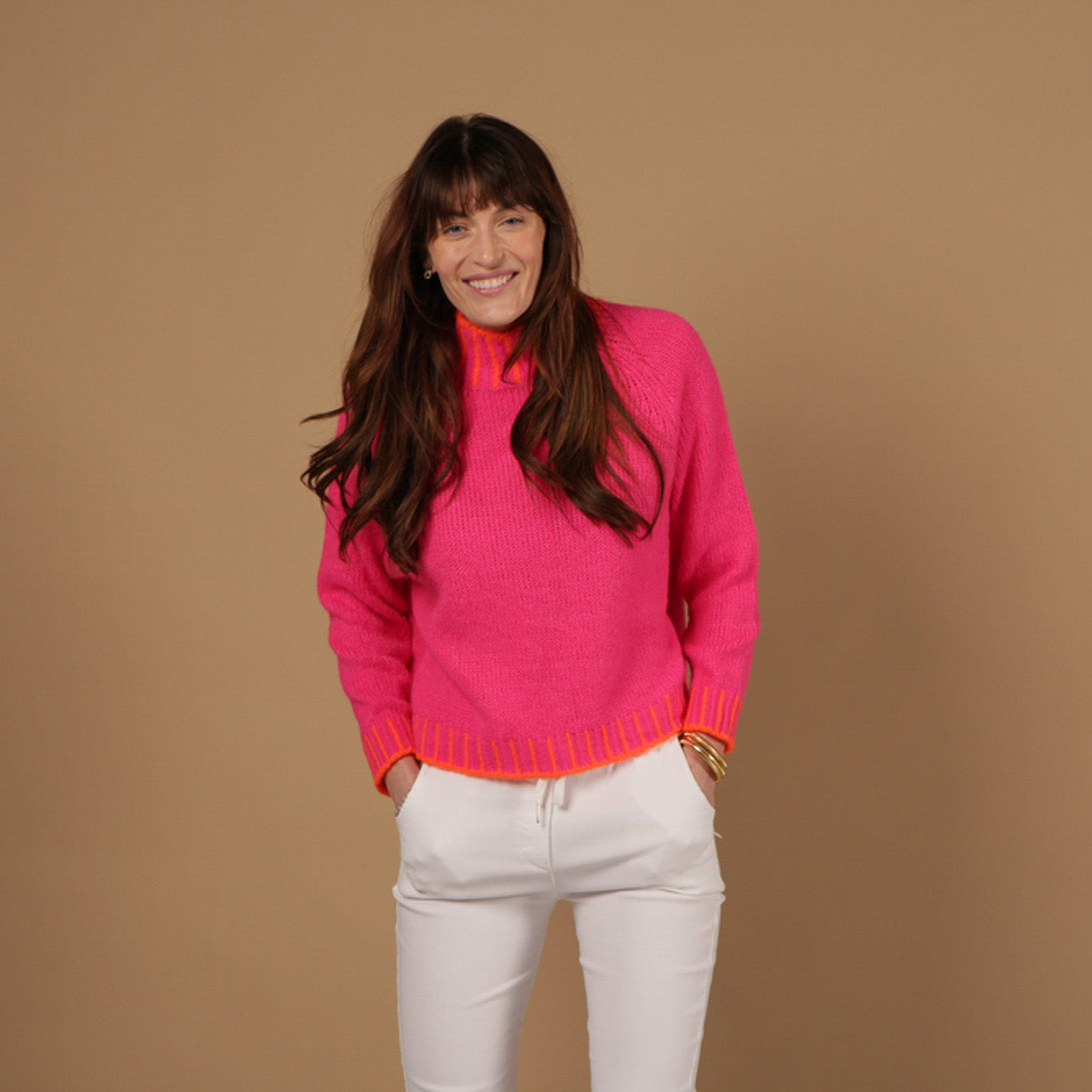 Bright Stitch Edge Jumper