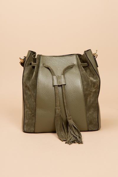 Henley Leather & Suede Handbag