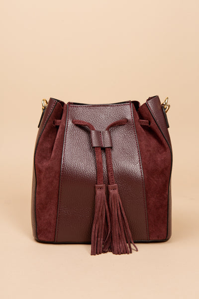 Henley Leather & Suede Handbag
