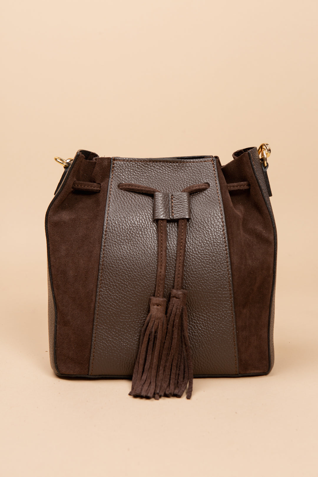 Henley Leather &amp; Suede Handbag