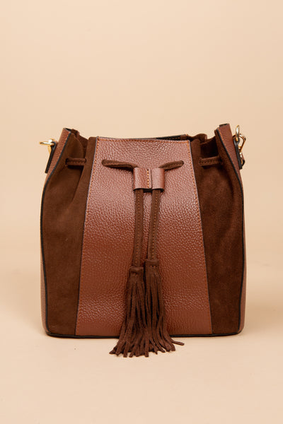 Henley Leather & Suede Handbag