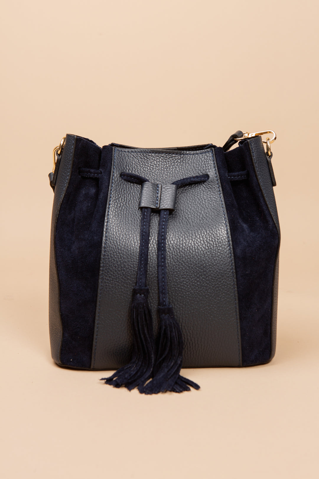Henley Leather &amp; Suede Handbag