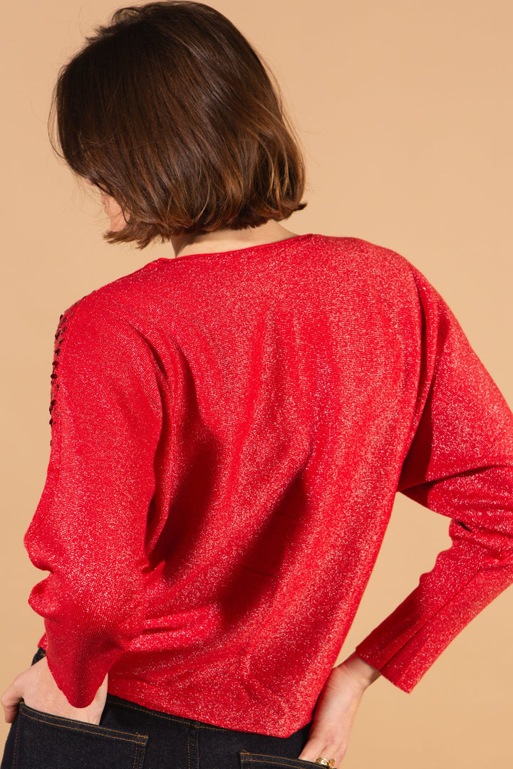Sequin Front Jumper
