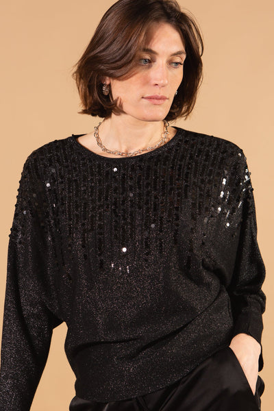 Sequin Front Jumper