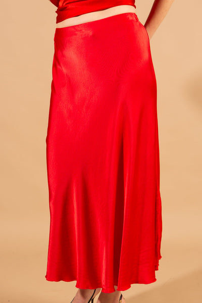 Satin Slip Skirt