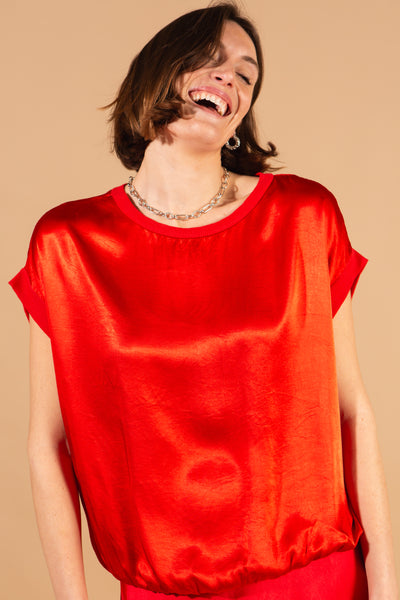 Satin T-Shirt