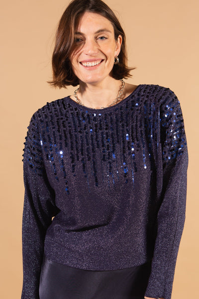 Sequin Front Jumper