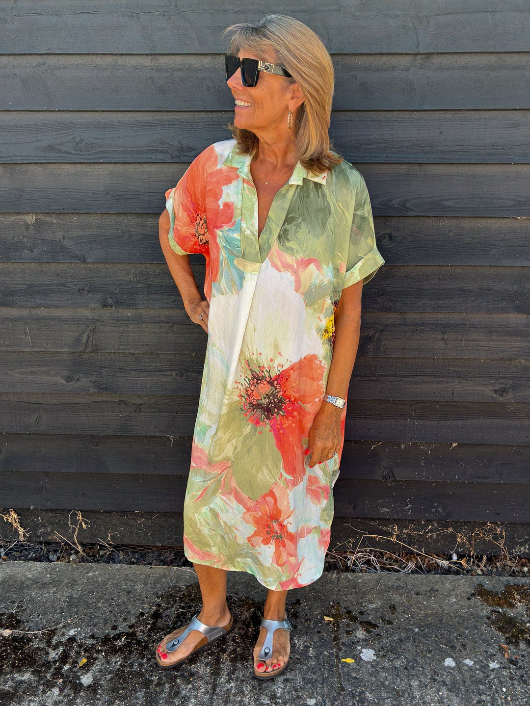 Florence V Neck Dress