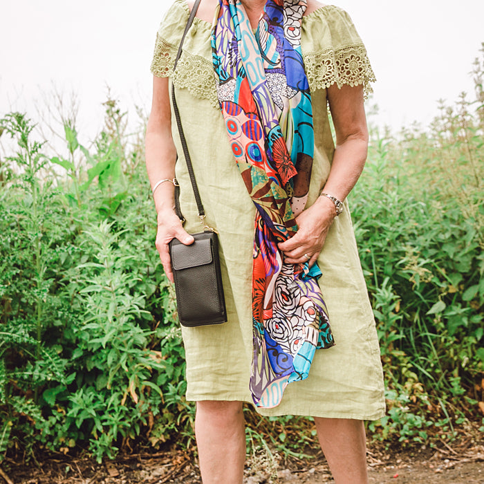 India Leather Crossbody