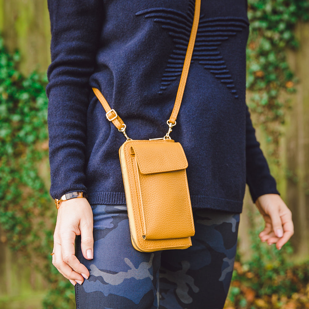 India Leather Crossbody