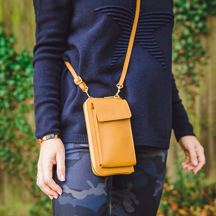 India Leather Crossbody