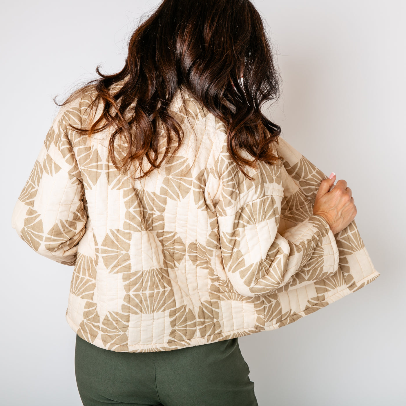 Kimono Pattern Quilted Jacket Tilley Grace