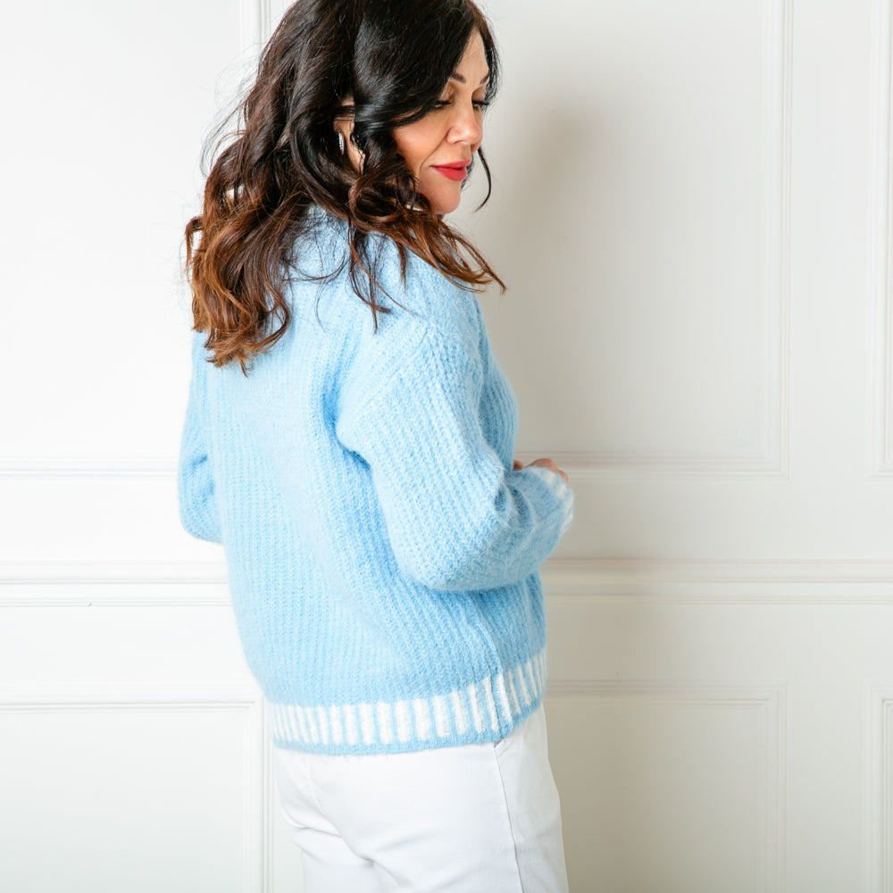 Knitted Prep Sweater