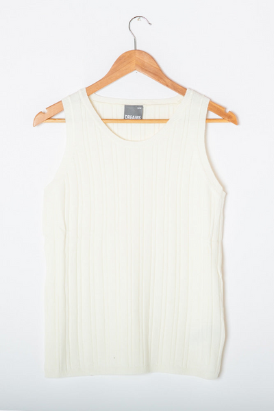 Knitted Ribbed Vest Top