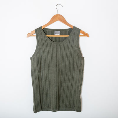 Knitted Ribbed Vest Top