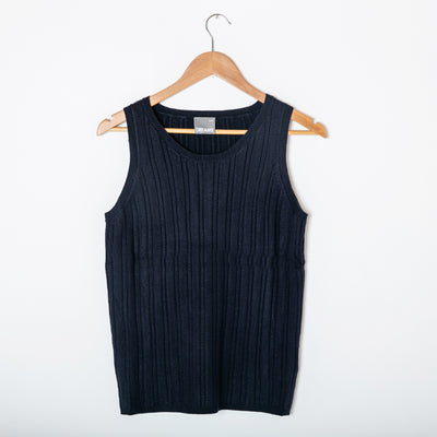 Knitted Ribbed Vest Top