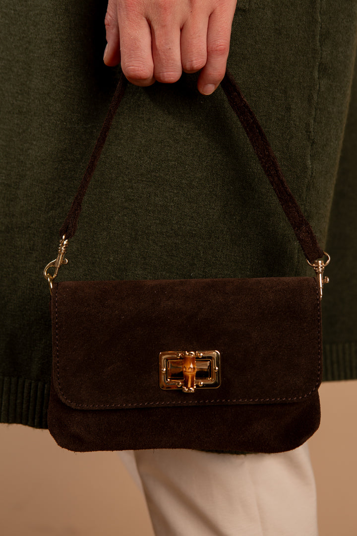 Kos Suede Handbag