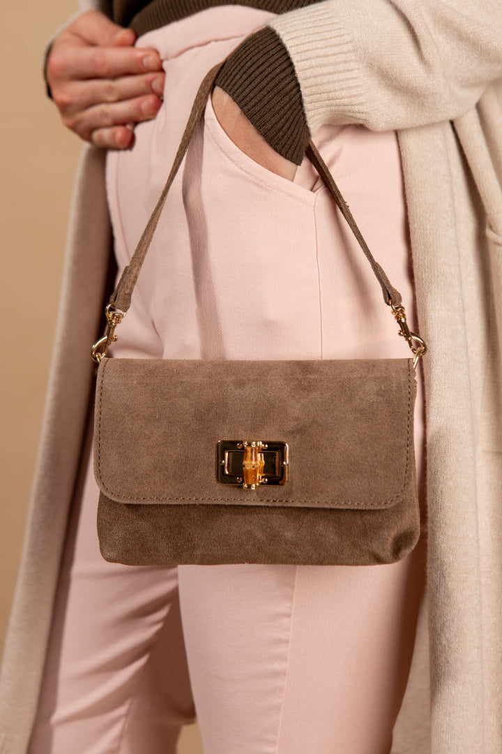 Kos Suede Handbag