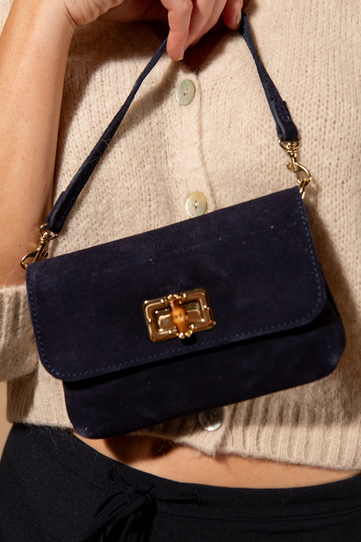 Kos Suede Handbag