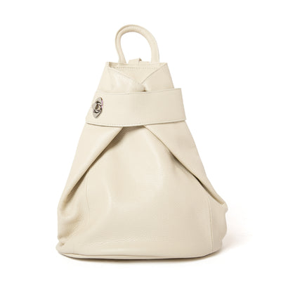 The Cream Langton women's backpack Handbag with the front twist fastening and zipped compartment